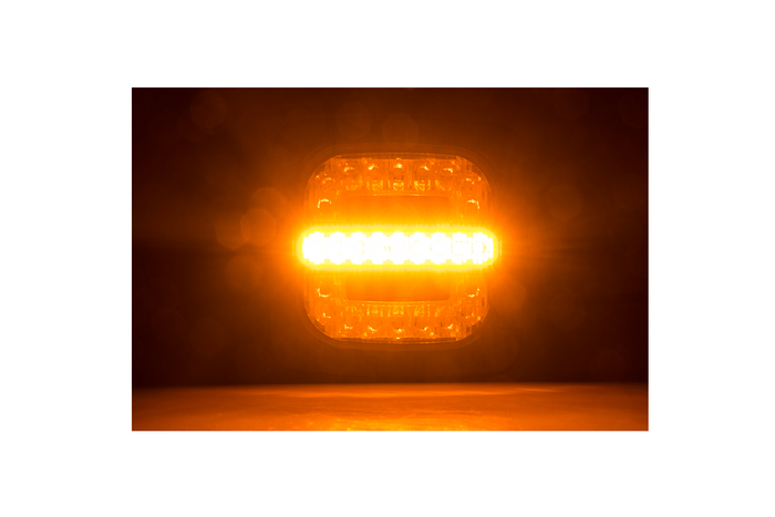 HORPOL ROCA LZD 2806 LED elülső lámpa 2 funkció univerzális tartóval