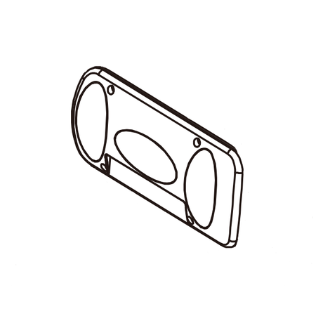 Lámpabúra Inter Pack Quattro/Trio/Duo kerékpárplatformhoz (jobb oldali)