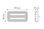 TT Technology TT.12028 LED hátsó lámpa 3 funkciós univerzális