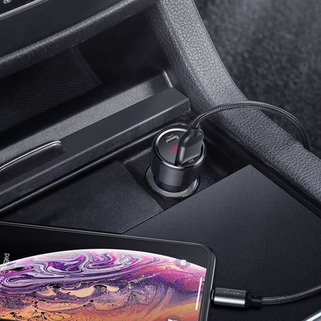 BASEUS Magic sorozatú USB autós töltő, USB-C 45W