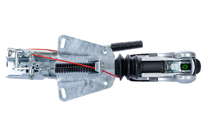 AL-KO 251S ráfutószerkezet AKS3004 vonóhoroggal 2700 kg-os pótkocsihoz V-típusú vonórúddal