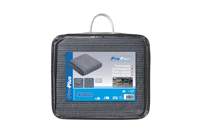 ProPlus 361770V01 szürke padlószőnyeg lakókocsi/sátor előtetőhöz 2,5x3m