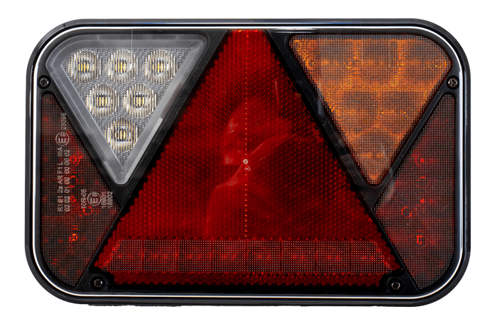 Lámpakészlet: FRISTOM FT-270 LED hátsó lámpák + FRISTOM FT-145 LED helyzetjelzők + MANTES 7m 7 tűs kábelköteg