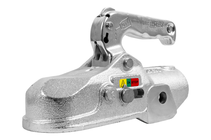 WINTERHOFF WW 350-RB-K1414 gömbfejű vonóhorog 3500 kg-os pótkocsihoz, 50 mm-es csővonórúddal, öntöttvas