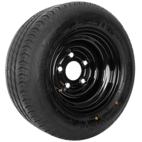 Megerősített pótkocsi kerék LINGLONG GUMIABRONCS 195/55 R10C 98/96N UNITRAILER FELNI fekete 6Jx10"H2 5x112 ET:-4