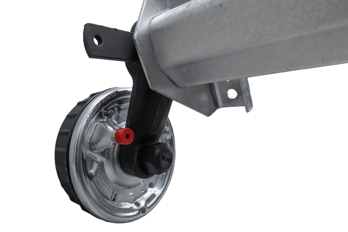 AL-KO EURO fékezett tengely pótkocsihoz/autószállítóhoz 1800kg 1500mm 2000mm 5x112