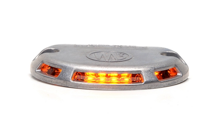 WAŚ 1126 W151 hátsó emelő figyelmeztető lámpa narancssárga LED