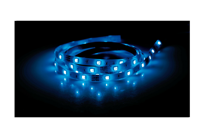 RGB LED szalag öntapadós szalaggal LÁMPA 12/24V 200 cm