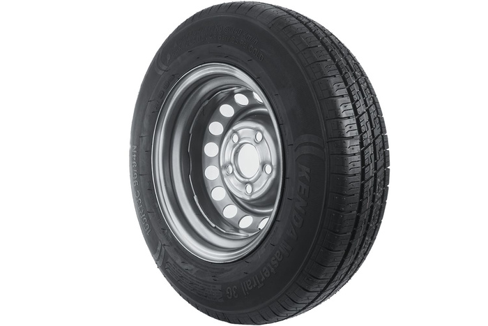 Megerősített pótkocsi kerék KENDA GUMIABRONCS 165/80 R13C 96/94N KENDA FELNI 4.5Jx13"H2 5x112 ET:30