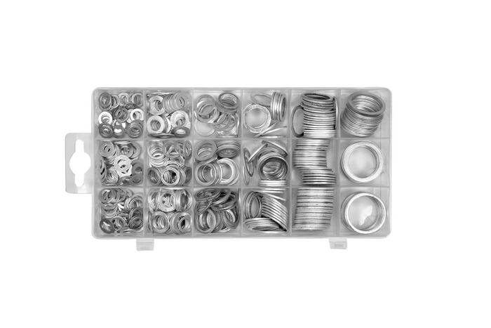 Alumínium alátét készlet YATO YT-068652 450 darabos