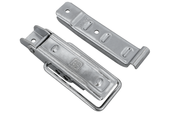 Oldalsó vonóhorog csattal WINTERHOFF BV 10-2 + ​​​​BVG 10-B komplett pótkocsi oldalsó zárral