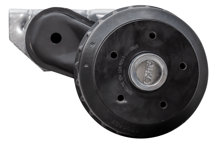 AL-KO COMPACT fékező tengely pótkocsihoz/szállítóhoz 1350kg 1450mm 1900mm 5x112