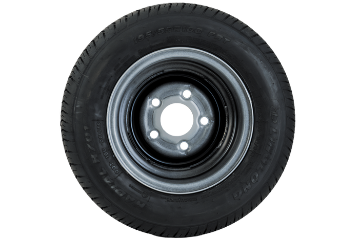 Megerősített pótkocsi kerék LINGLONG GUMIABRONCS 195/55 R10C 98/96N UNITRAILER FELNI 6Jx10"H2 5x112 ET:-4