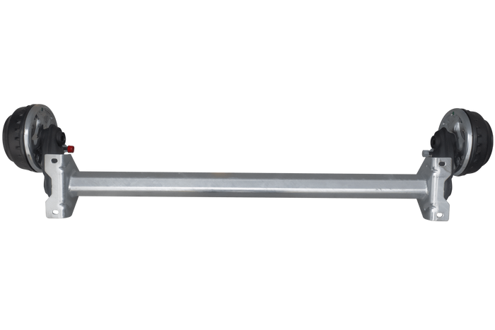 AL-KO COMPACT fékező tengely pótkocsihoz/szállítóhoz 1000kg 1200mm 1570mm 4x100