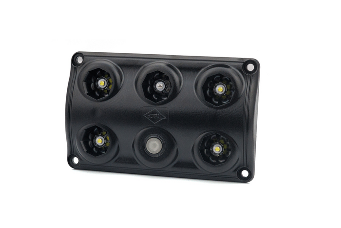 HORPOL LWD2157/CZ LED 900lm fekete belső autólámpa kapcsolóval és piros diódával