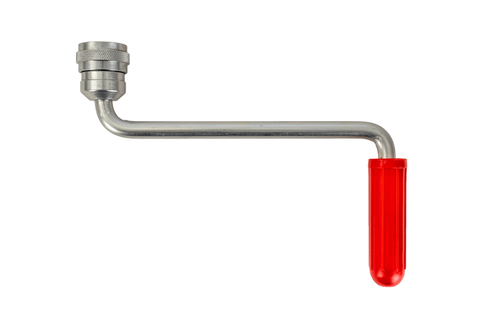 Kézi csörlő AL-KO utánfutóhoz 450 kg-os, 6 m-es hevederrel, fékkel és automatikus letekerccsel