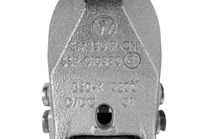 WINTERHOFF WW 350-RCH-1616 gömbfejes vonóhorog 3500 kg-os pótkocsihoz, 60 mm-es csővonórúddal, öntöttvas
