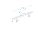 ProPlus 330238 vonóhorog kerékpártartó adapter 760 mm-es lakókocsi vonóhoroghoz