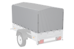 Váztakaró h-800 UNITRAILER ponyva pótkocsihoz 200x106cm GARDEN 200 KIPP