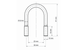 DROMET B típusú ovális bilincs M10 23×41mm