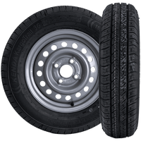 Két kerék szett utánfutóhoz KENDA GUMIABRONCS 155/80 R13 84N KENDA FELNI 4Jx13"H2 4x100 ET:30