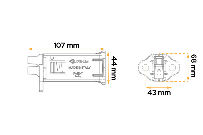 LOKHEN rögzítőkonzol Origamy 56 kerékékhez