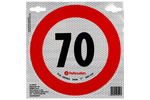 Fényvisszaverő matrica LÁMPA sebességkorlátozás 70 km/h B-33 tábla