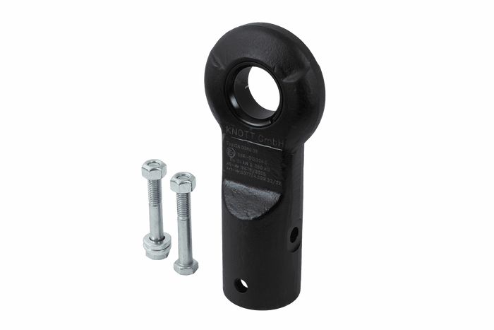 KNOTT KK7293S vonószem 3500 kg-os pótkocsihoz, 45 mm-es csővonórúddal, új típus