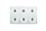 HORPOL LWD2157 LED 900lm belső autólámpa kapcsolóval és piros diódával
