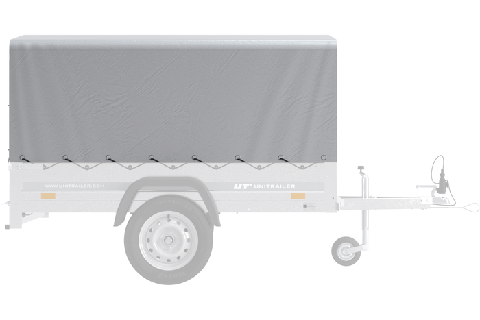 Váztakaró h-800 UNITRAILER ponyva pótkocsihoz 200x106cm GARDEN 200 KIPP