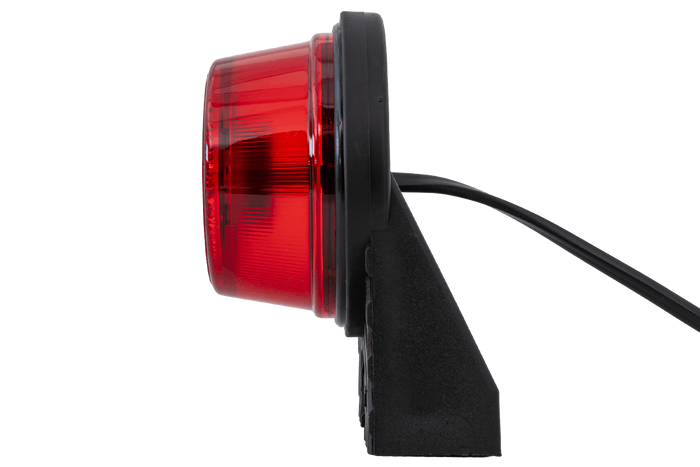 FRISTOM FT-059 LED piros univerzális helyzetjelző lámpa szögletes konzollal