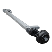 AL-KO COMPACT fékező tengely pótkocsihoz/szállítóhoz 1350kg 1700mm 2150mm 5x112