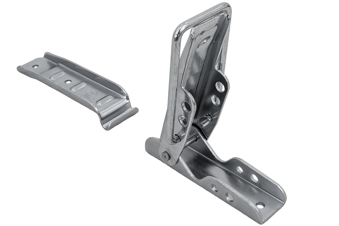 Oldalsó vonóhorog csattal WINTERHOFF BV 10-2 + ​​​​BVG 10-B komplett pótkocsi oldalsó zárral