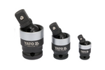 YATO YT-10642 Ütőcsatlakozó készlet 1/4", 3/8", 1/2" 3 részes.