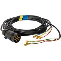 MANTES elektromos szerelési kábelköteg 4m-es 7 tűs dugóval, 6,3-as csatlakozókkal