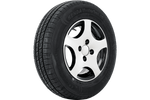 Erősített pótkocsi kerék KENDA GUMIABRONCS 165/80 R13C 96/94N ALU FELNI STARCO polírozott 5Jx13"H2 4X100 ET:30