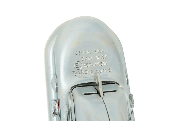 KNOTT KQ14-B gömbfejű vonóhorog 1400 kg-os pótkocsihoz, 60 mm-es négyzet alakú vonórúddal