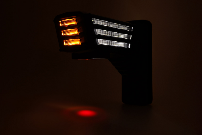WAŚ 2550P W297.3.1 SPOT LED jobb oldali helyzetjelző lámpa rövid karon