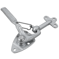 Bal oldali vonóhorog WINTERHOFF WV 20-L + WVG 20-A rögzítőelemekkel, teljes pótkocsi oldalsó zárral