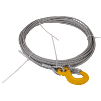 Csörlőkötél pótkocsi vonóhoroghoz EFMETAL 469kg 10m