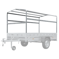 H-1100 keret ponyvás utánfutó takaróhoz UNITRAILER GARDEN 265 KIPP