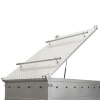 UNITRAILER KERTI PÓTKOCSI 200 KIPP pótkocsiponyva hengerzárral / kulcsos zárral