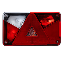 ASPÖCK MULTIPOUNT V hátsó lámpa bajonettzárral, 5 tűs, 6 funkciós, bal oldali