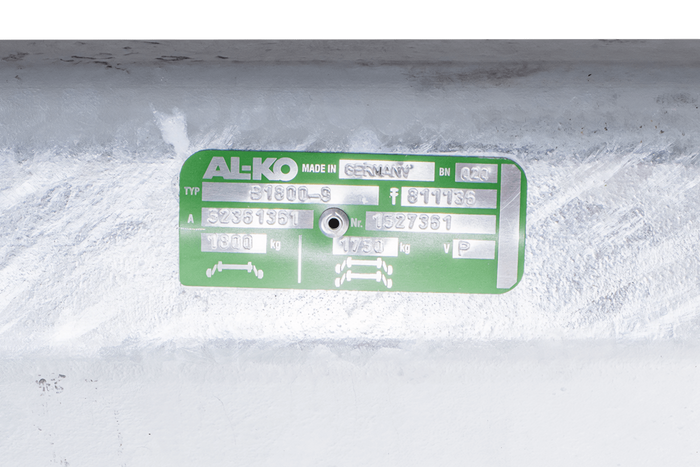 AL-KO EURO fékezett tengely pótkocsihoz/autószállítóhoz 1800kg 1600mm 2100mm 5x112