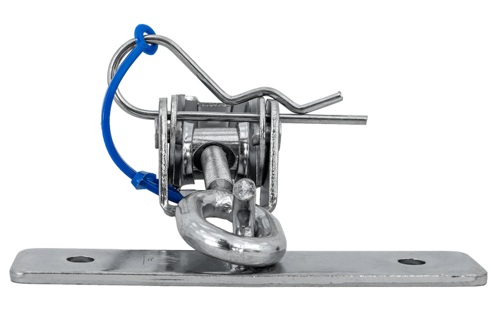 Oldalsó vonóhorog csattal WINTERHOFF BV 40-1 + BVG 40-A A pótkocsi oldalának teljes excentrikus lezárása