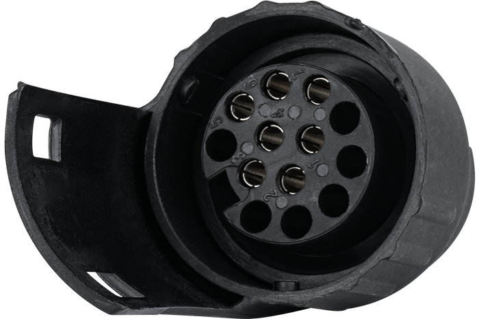 KAMAR adapter, vonóhorog-aljzat reduktor 7/13 tűs