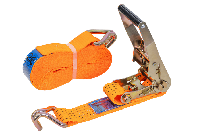 Négy darabos UNITRAILER 8m/50mm/5t szállítószalag-készlet feszítővel