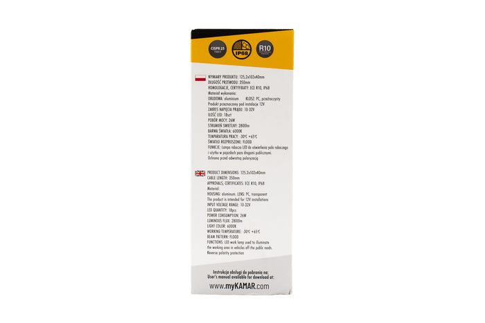 LED munkalámpa fényszóró TruckLED L0172 18xLED 2800lm