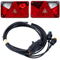 ASPÖCK MULTIPOINT V hátsó lámpák + MANTES 4m 7 tűs kábelköteg