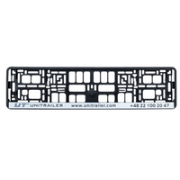 UNITRAILER rendszámtábla keret
